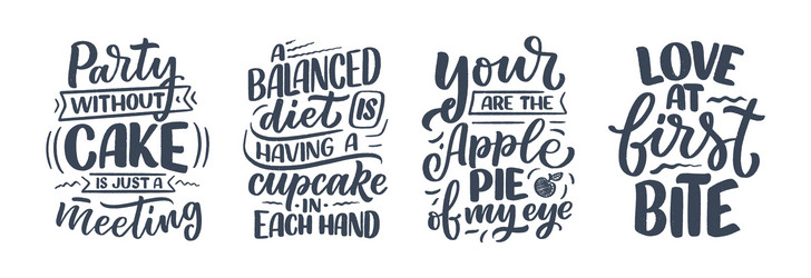 funny sayings inspirational quotes for cafe Vector Image