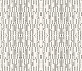 seamless pattern repeating geometric elements vector image