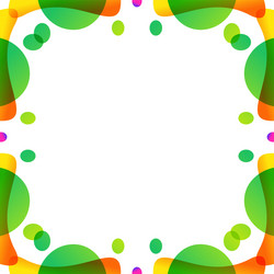 Design abstract colorful frame vector