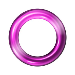 realistic 3d render metallic color gradient vector image