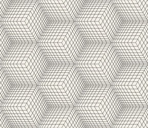 seamless pattern repeating geometric elements vector image