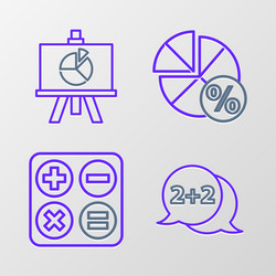 set line equation solution calculator graph vector image