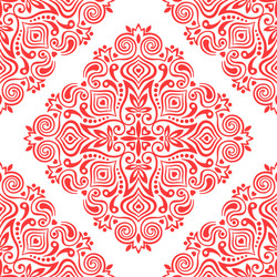 Seamless background with abstract ethnic pattern vector