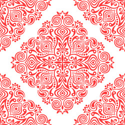 Seamless background with abstract ethnic pattern vector