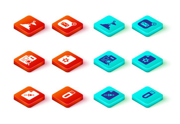 set note paper with push button usb flash drive vector image