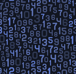 Abstract Number Background vector image