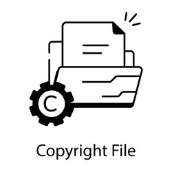 data networking linear icon vector image