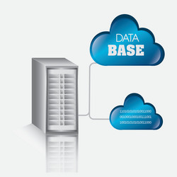 Data Storage & Network Concepts vector