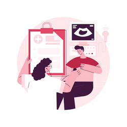 Head to toe physical examination isolated concept Vector Image