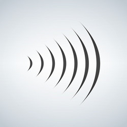 Wifi sound signal connection radio wave vector
