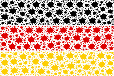 Germany flag collage of bang items vector