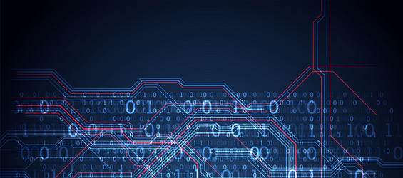 abstract background on technological vector image