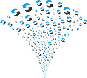refresh fountain stream vector image