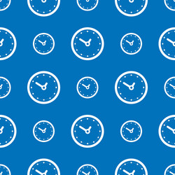 Seamless clock pattern vector