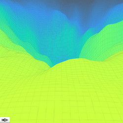 3d perspective grid background texture mosaic vector image