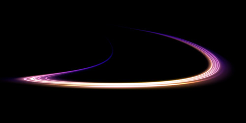 abstract light lines of movement and speed vector image