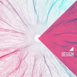 abstract science or technology background network vector image