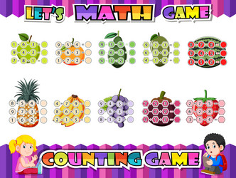 Adding and subtracting mathematical worksheet vector