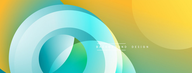 background design with overlapping circular vector image
