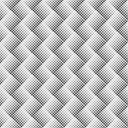 Seamless halftone zig zag checkered pattern vector