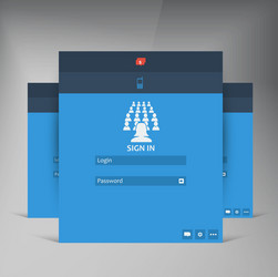Modern UI Interface Collection vector image