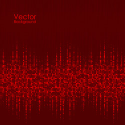 abstract background with red dots vector image