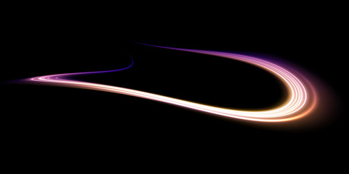 Abstract light lines of movement and speed vector