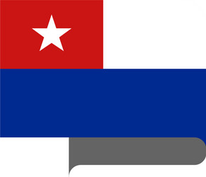 flag horizontal shape pointer for world map vector image