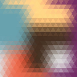 Abstract colorful background of triangles vector