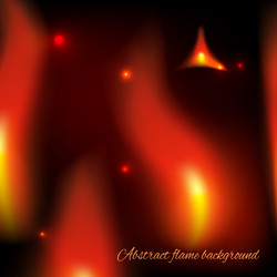 Dynamic Fiery Abstract Background vector image