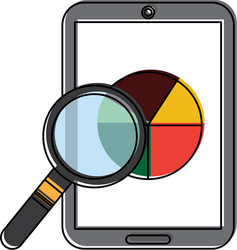 graph chart icon image vector image