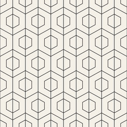 seamless pattern repeating geometric elements vector image