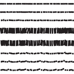 Dotted and Dashed Abstract Pattern vector image