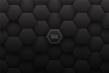 Modern Tech Hexagon Pattern vector image