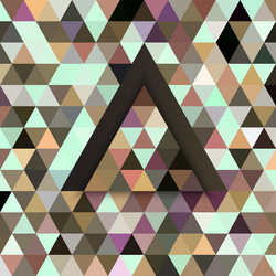Triangular abstract background vector