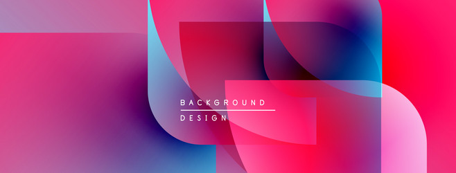 abstract vibrant layers create dynamic vector image