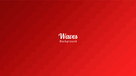 simple red zigzag waves texture background design vector image