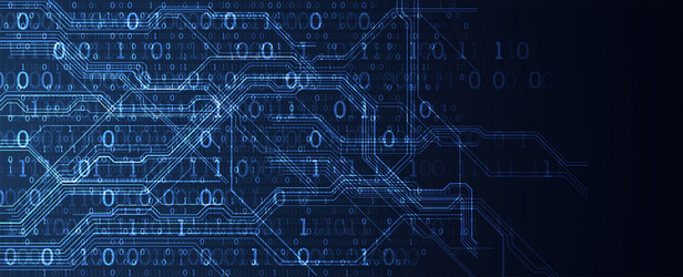 abstract background on technological vector image