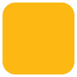 flat banner button template shape with corner vector image