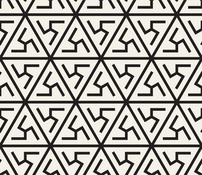 Geometric Line Pattern - Abstract vector image