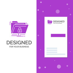Secure Network Files Folder Logo vector
