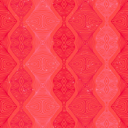 Retro pattern with linear shapes in vintage style vector