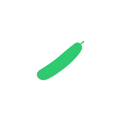 flat icon cucumber element vector image