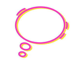 chat speech bubble message text cloud shape vector image