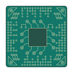 Processor microarchitecture platform accessories vector