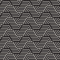 seamless pattern repeating geometric lines vector image