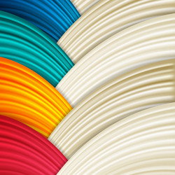 abstract background from multi-colored horizontal vector image