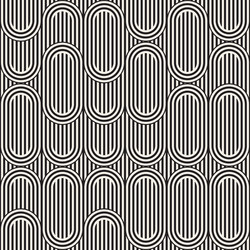 Seamless monochrome waving pattern abstract vector