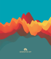 Moving colorful abstract background dynamic effect vector
