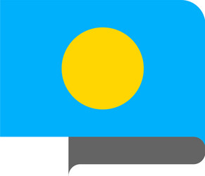 flag horizontal shape pointer for world map vector image